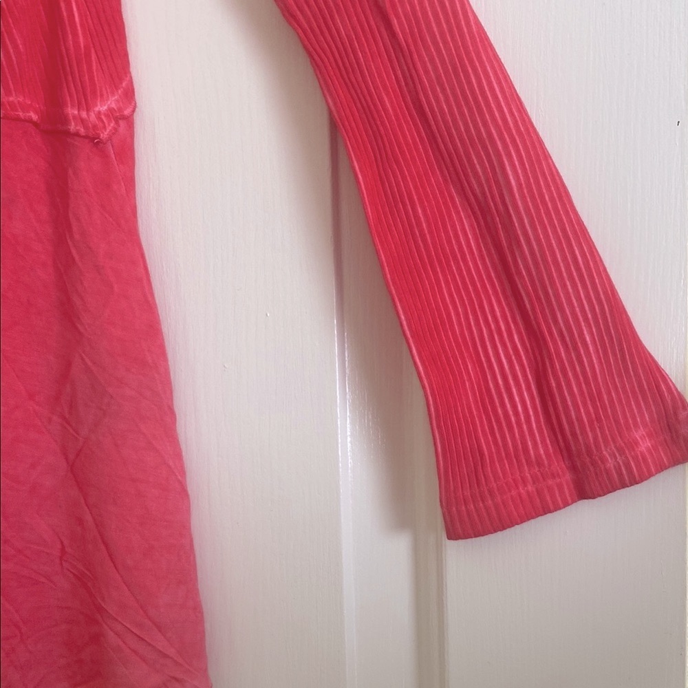 NWOT POL  Pink Long Sleeve  Blouse,Size S - Picture 3 of 5